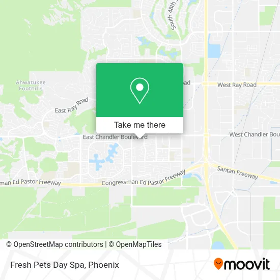 Fresh Pets Day Spa map
