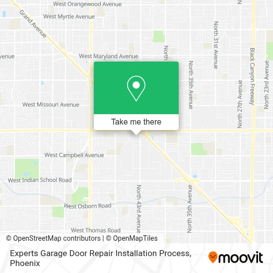 Experts Garage Door Repair Installation Process map