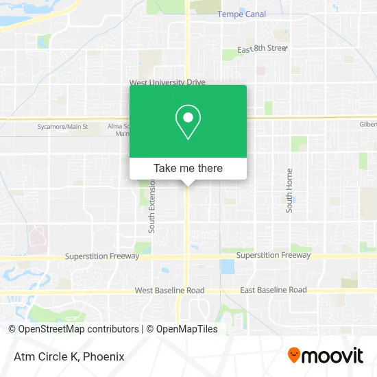 Atm Circle K map