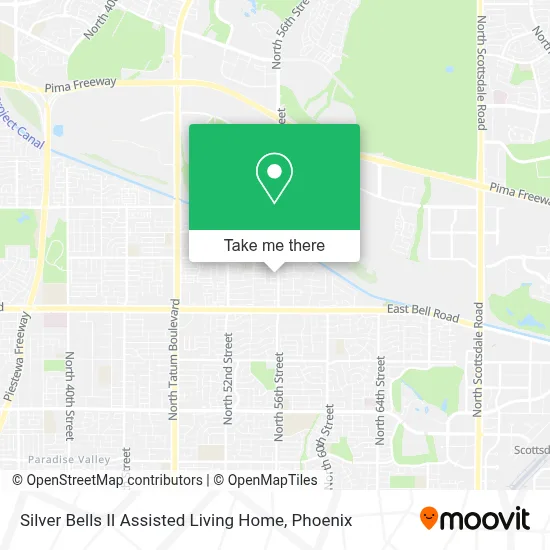 Silver Bells II Assisted Living Home map