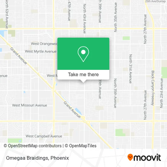 Omegaa Braidings map