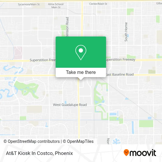 At&T Kiosk In Costco map
