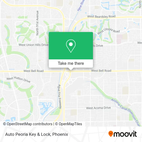 Auto Peoria Key & Lock map