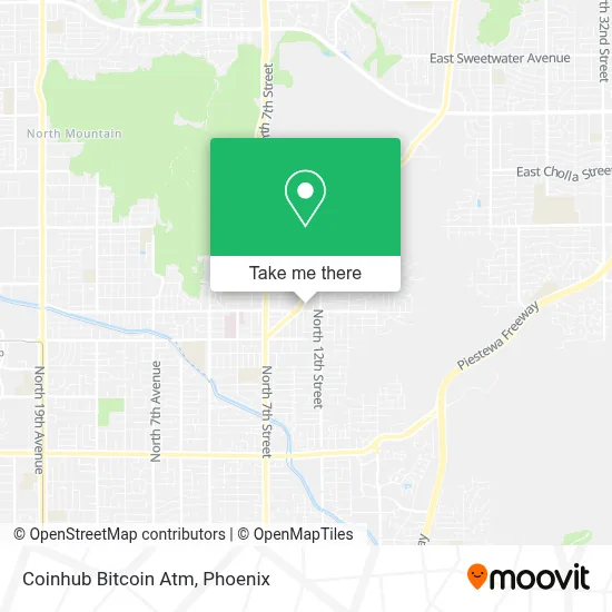 Coinhub Bitcoin Atm map