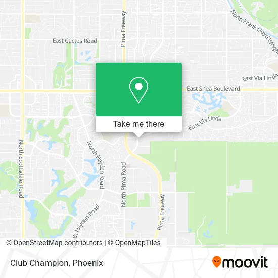 Club Champion map