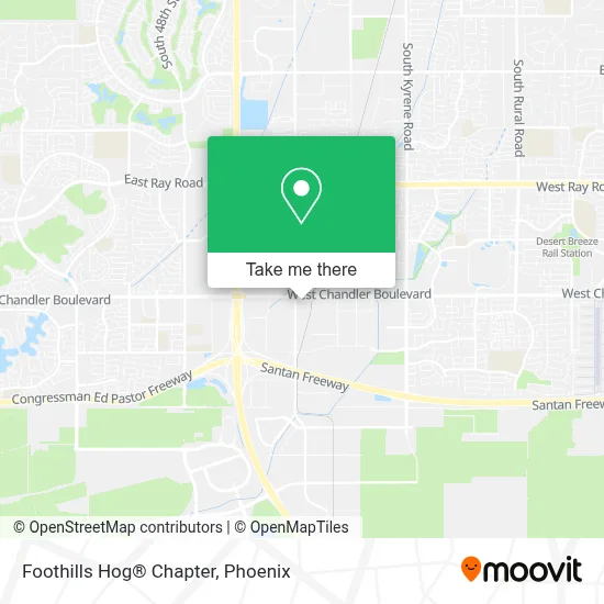 Foothills Hog® Chapter map