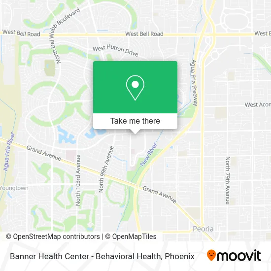 Banner Health Center - Behavioral Health map