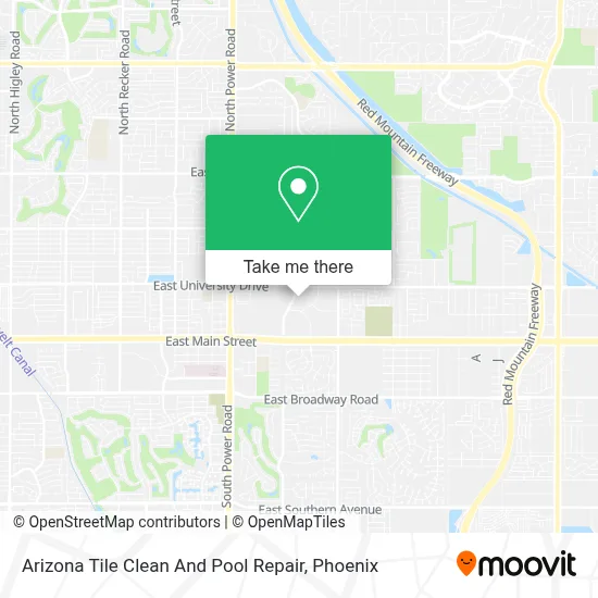 Arizona Tile Clean And Pool Repair map