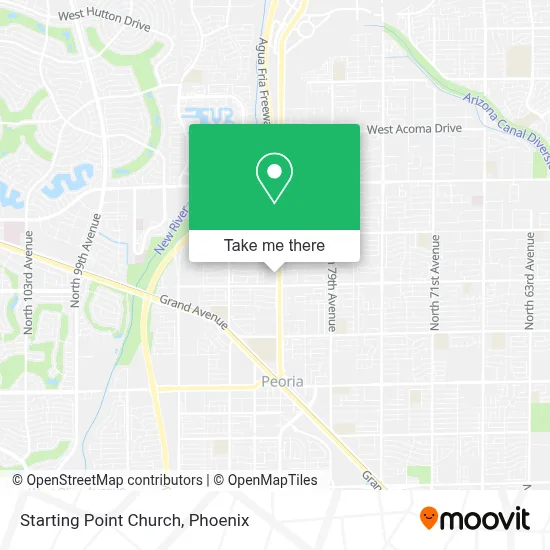 Starting Point Church map