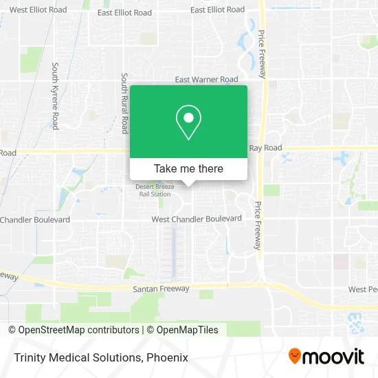 Trinity Medical Solutions map
