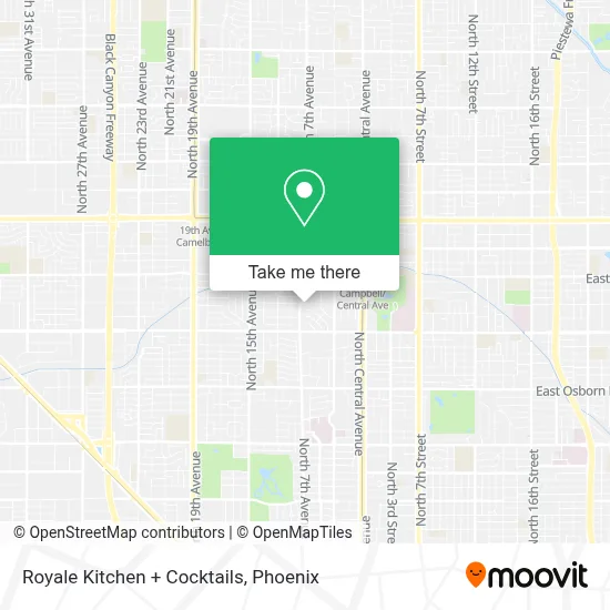 Royale Kitchen + Cocktails map