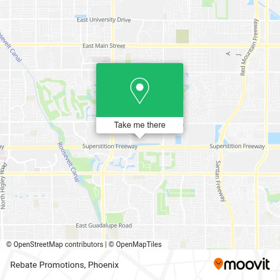 Rebate Promotions map