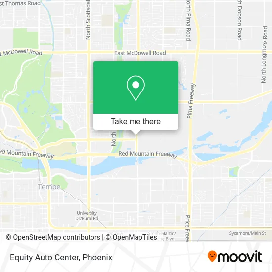 Equity Auto Center map