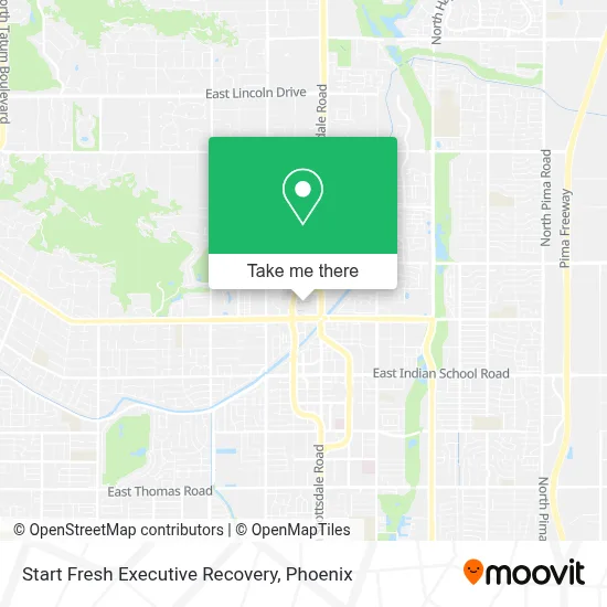 Start Fresh Executive Recovery map