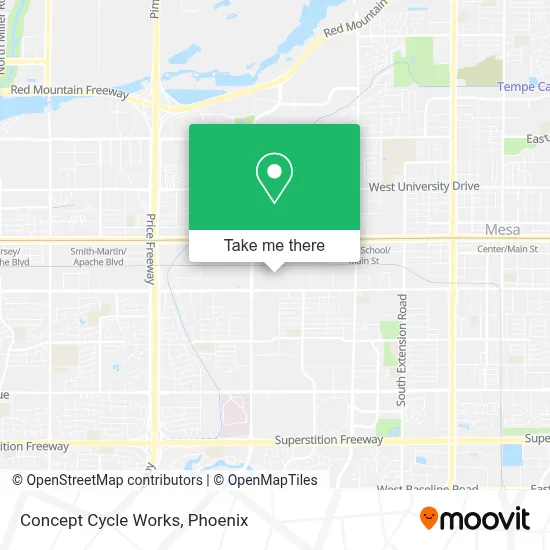 Concept Cycle Works map