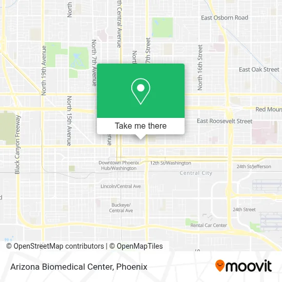 Arizona Biomedical Center map
