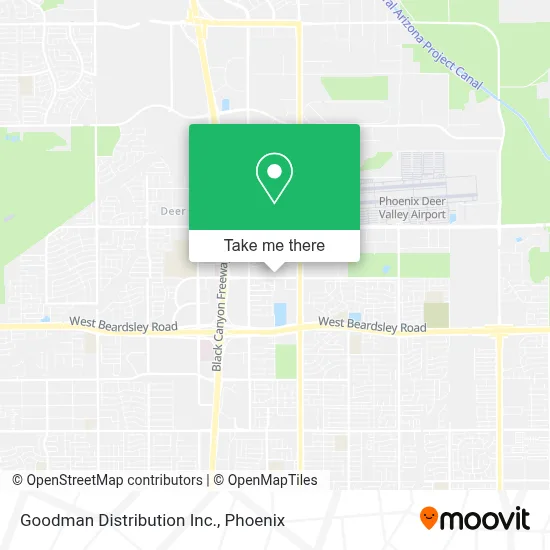 Goodman Distribution Inc. map