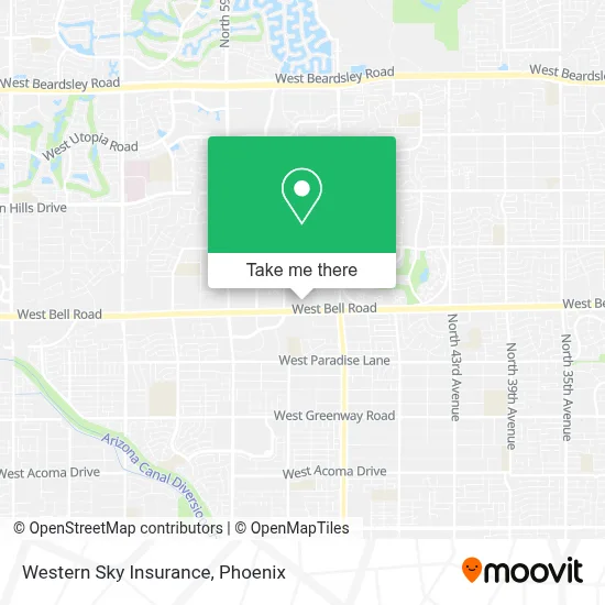 Western Sky Insurance map