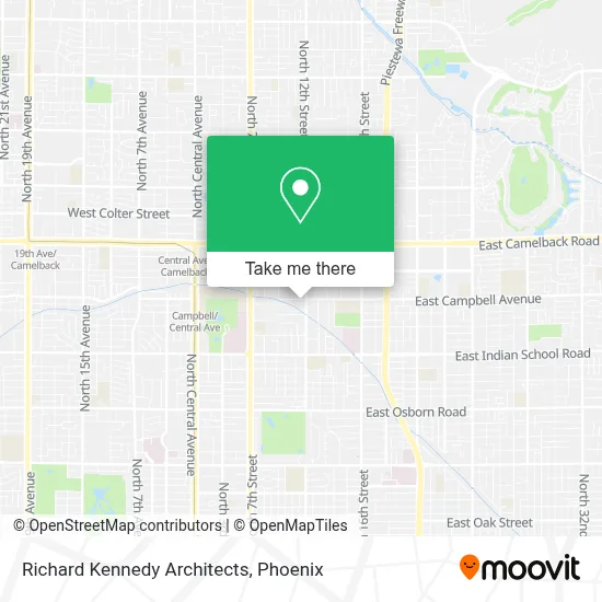 Richard Kennedy Architects map