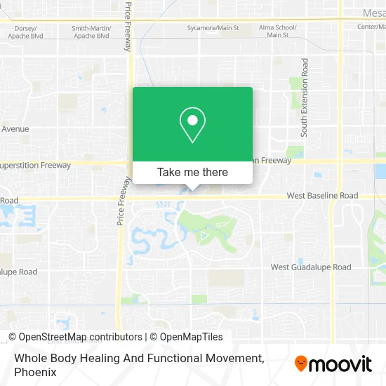 Whole Body Healing And Functional Movement map