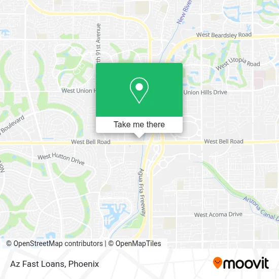 Az Fast Loans map