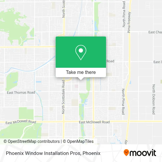 Phoenix Window Installation Pros map