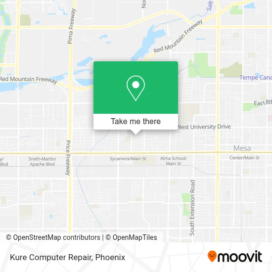 Kure Computer Repair map