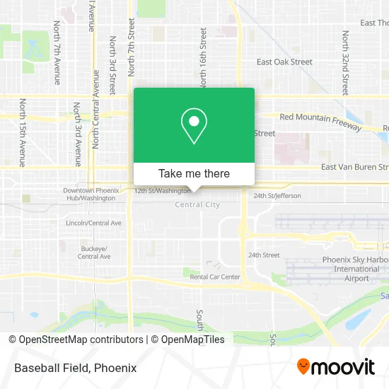 Baseball Field map