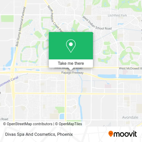 Divas Spa And Cosmetics map