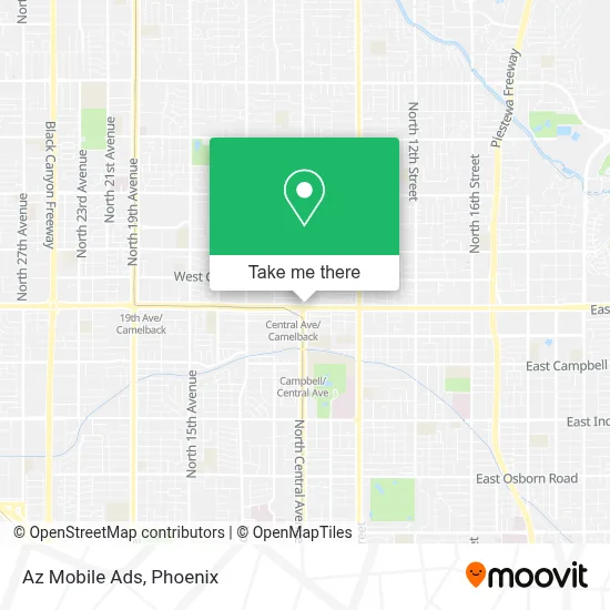 Az Mobile Ads map