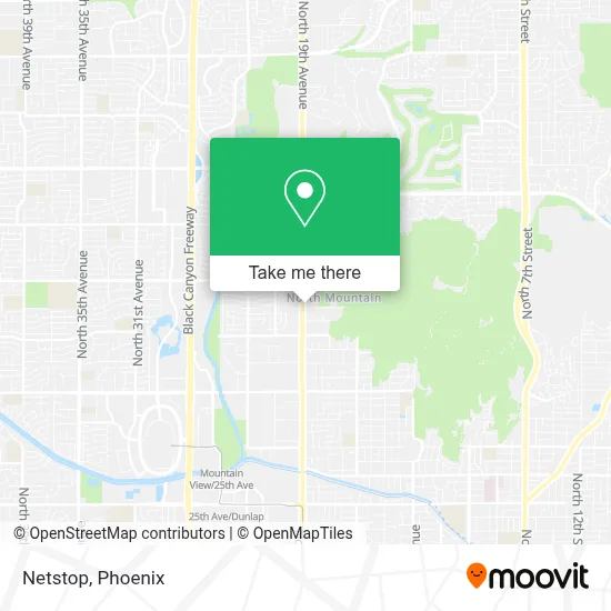 Netstop map