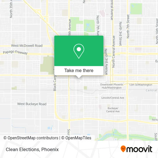 Clean Elections map