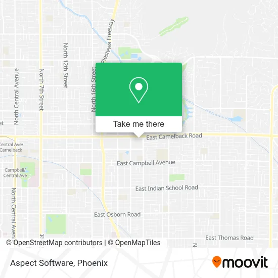 Aspect Software map
