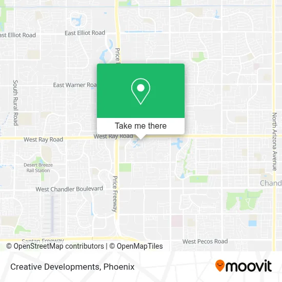 Creative Developments map