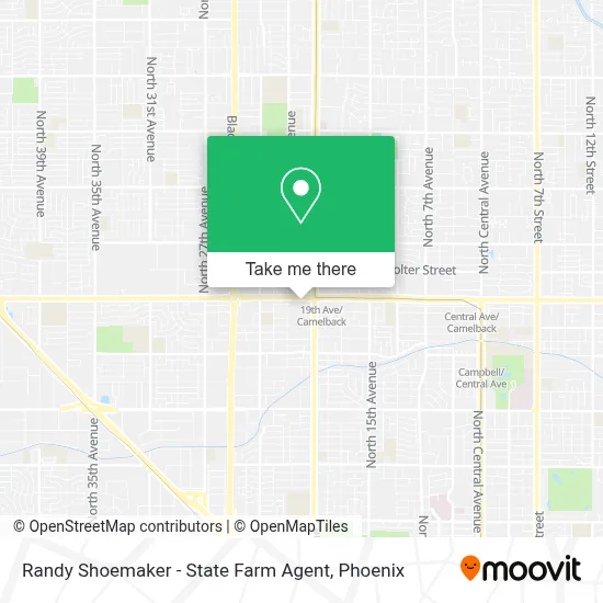 Randy Shoemaker - State Farm Agent map