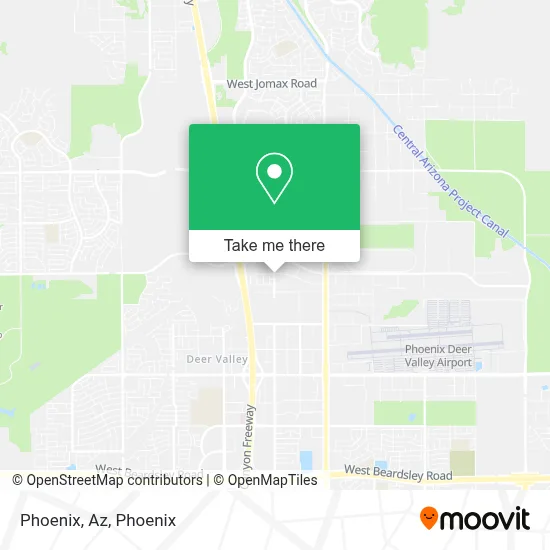 Phoenix, Az map