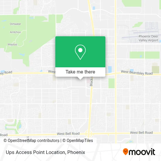 Ups Access Point Location map