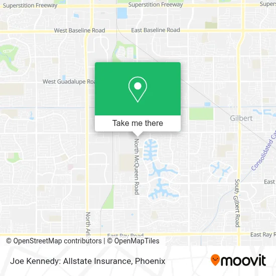 Joe Kennedy: Allstate Insurance map