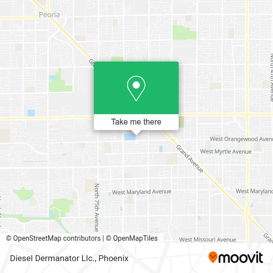 Diesel Dermanator Llc. map