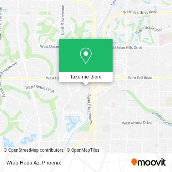 Wrap Haus Az map
