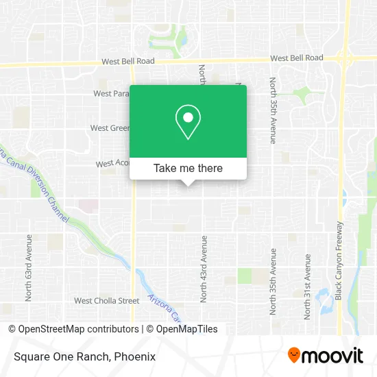 Square One Ranch map