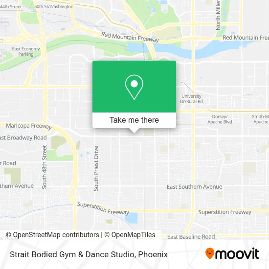 Strait Bodied Gym & Dance Studio map