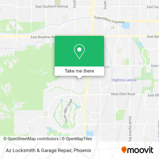 Az Locksmith & Garage Repair map