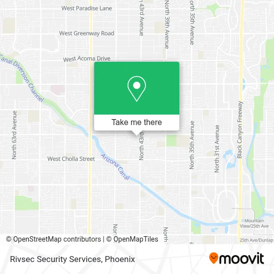 Rivsec Security Services map