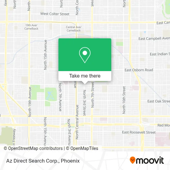 Az Direct Search Corp. map