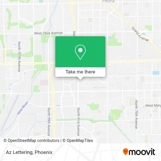 Az Lettering map