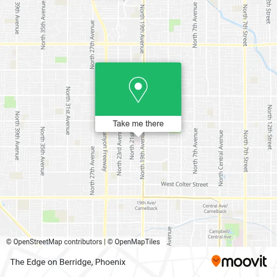 The Edge on Berridge map