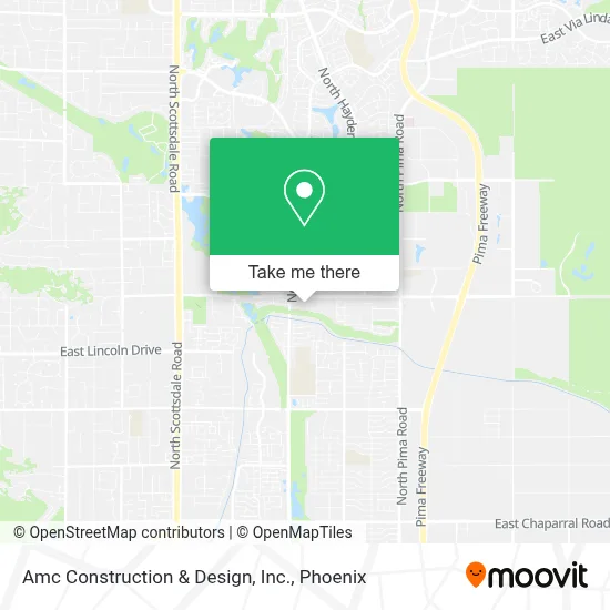 Amc Construction & Design, Inc. map