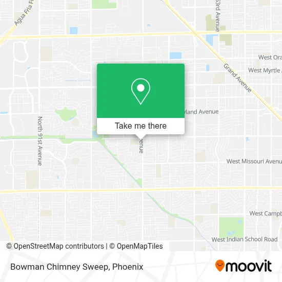 Bowman Chimney Sweep map