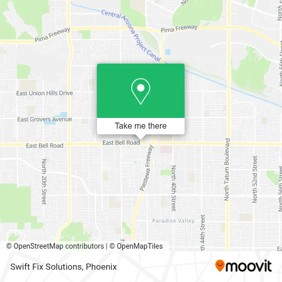 Swift Fix Solutions map